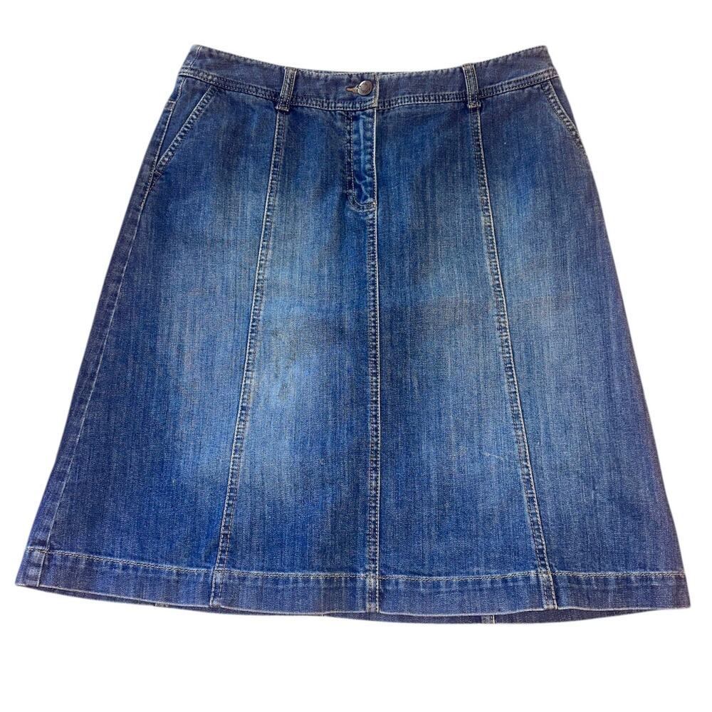 Boden Denim A-Line Skirt – Size 8 classic style